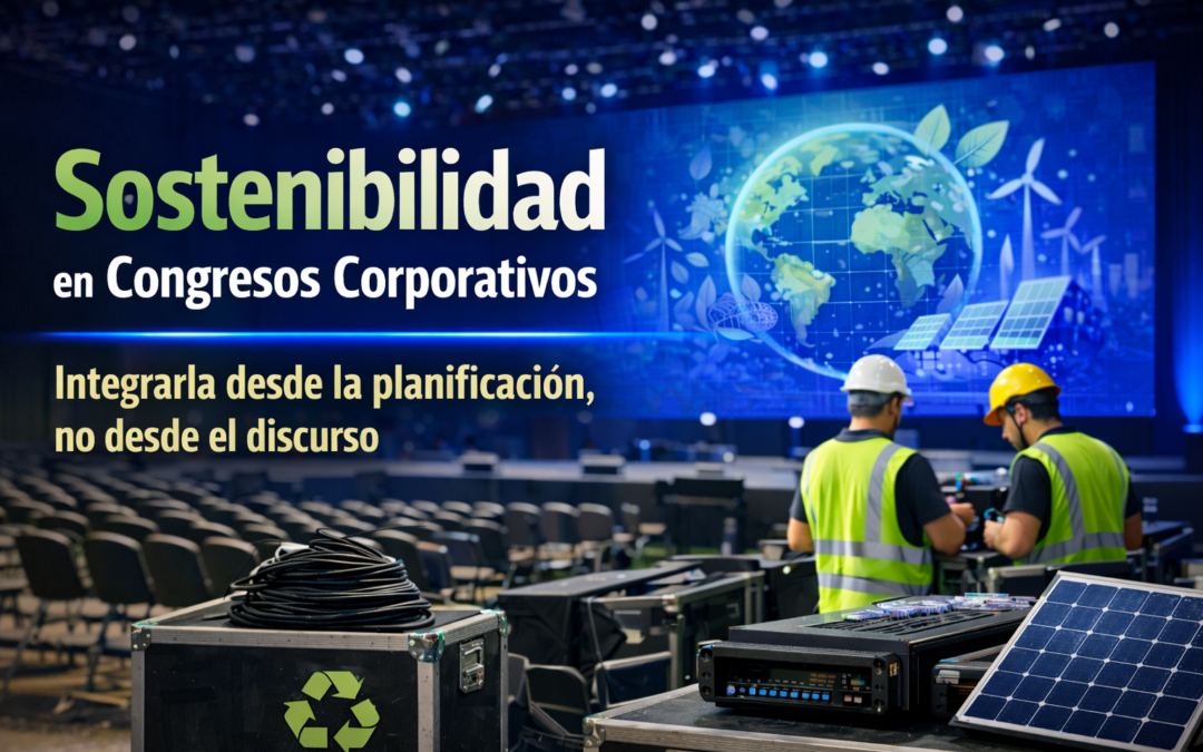 Sostenibilidad en congresos corporativos | Integración estratégica