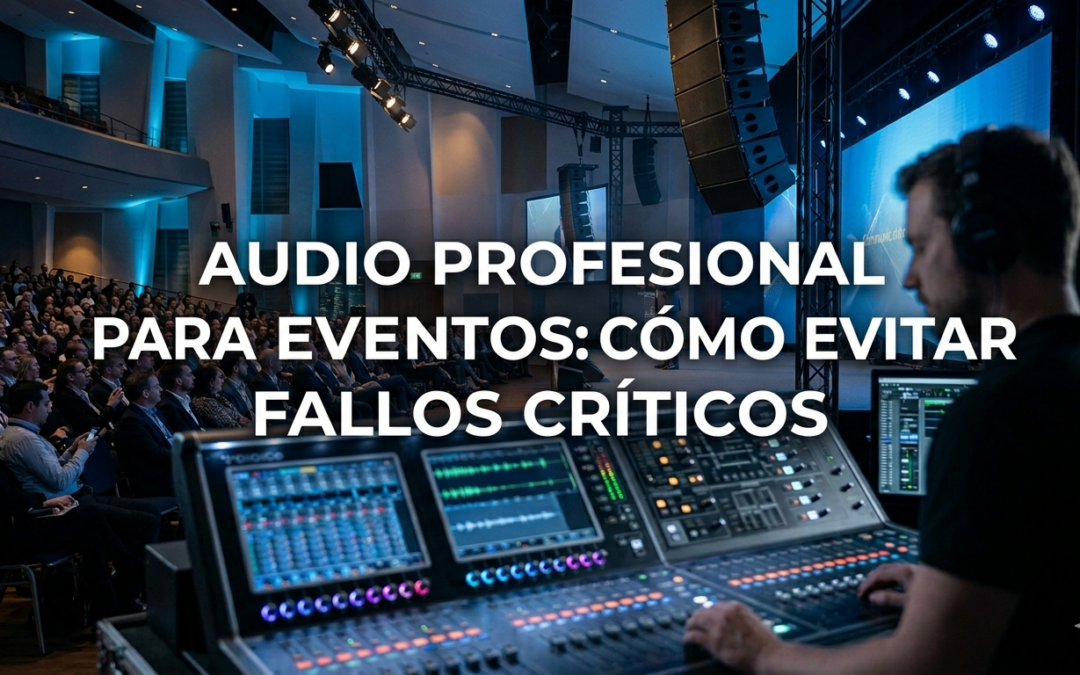 Audio profesional para eventos: Evita fallos