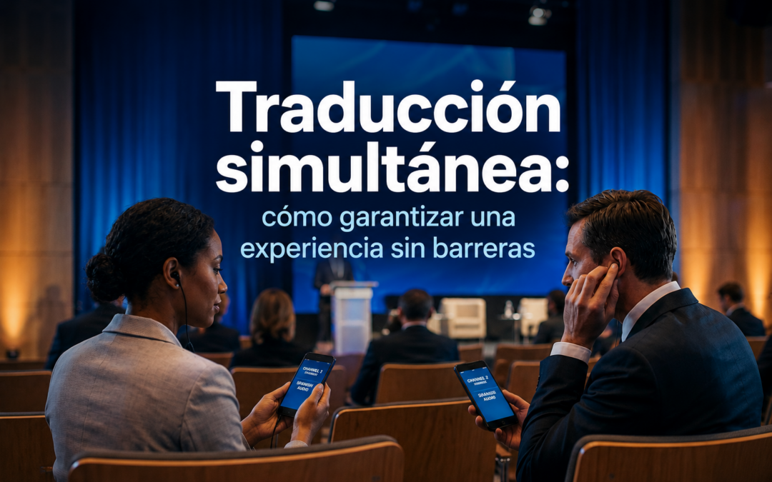 Traducción simultánea: cómo garantizar una experiencia sin barreras